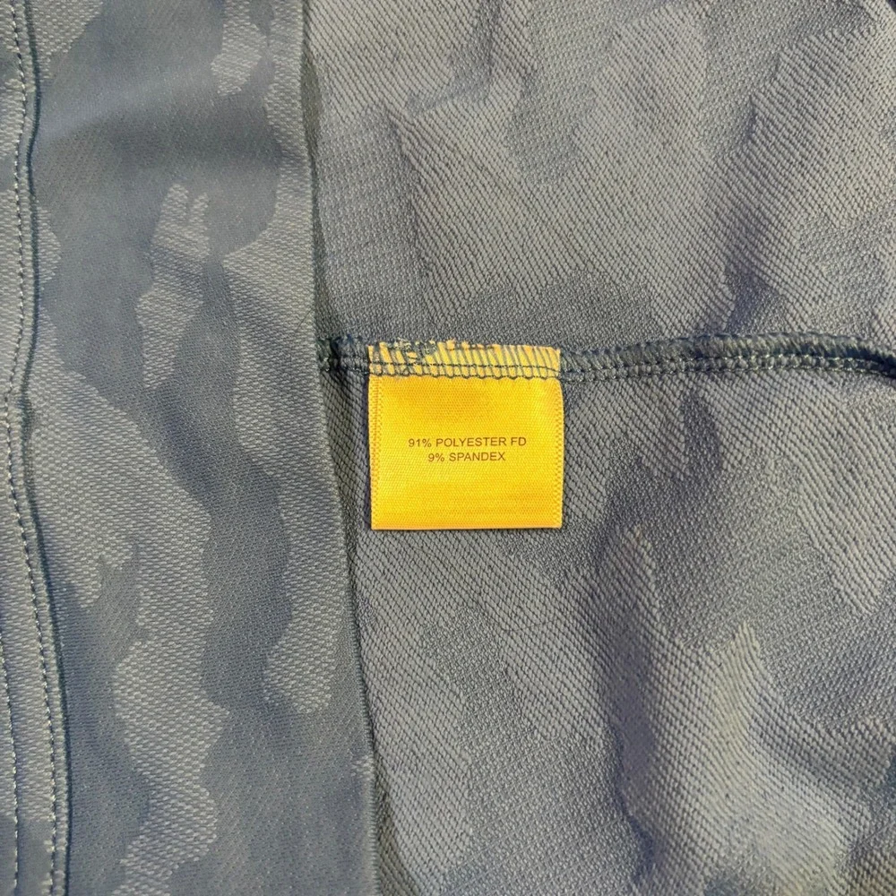 Peter Millar Royal Blue Camo Quarter-Zip Sweater
